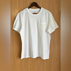 J. Crew | Men’s Medium | White Broken In Pocket Tee Solid Lightweight | NWT